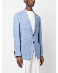 Blazer bleu clair Luigi Bianchi Mantova