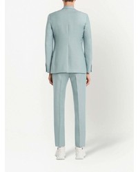 Blazer bleu clair Alexander McQueen