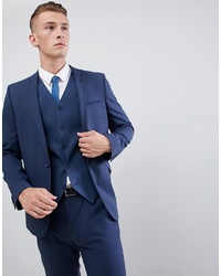 Blazer bleu marine ASOS DESIGN