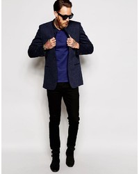 Blazer bleu marine Asos