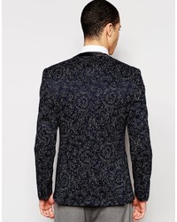 Blazer bleu marine Asos