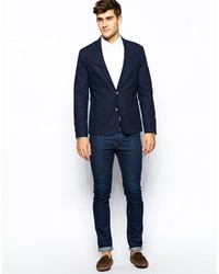 Blazer bleu marine Asos