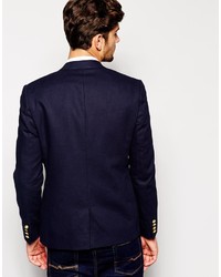 Blazer bleu marine Asos