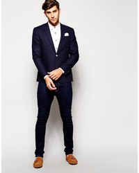 Blazer bleu marine Asos