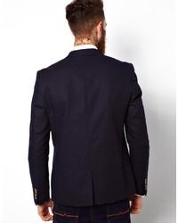 Blazer bleu marine Asos