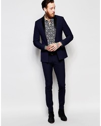 Blazer bleu marine Asos