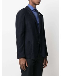 Blazer bleu marine Lardini