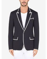 Blazer bleu marine Dolce & Gabbana