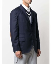 Blazer bleu marine Brunello Cucinelli