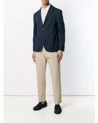 Blazer bleu marine Lardini