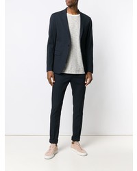 Blazer bleu marine Dondup