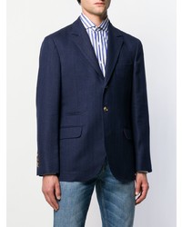 Blazer bleu marine Brunello Cucinelli