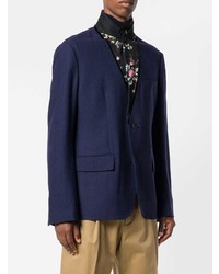 Blazer bleu marine Haider Ackermann