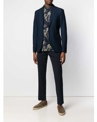 Blazer bleu marine Etro