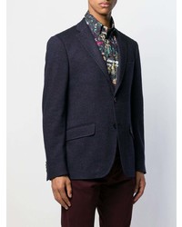 Blazer bleu marine Etro