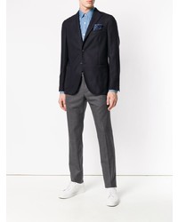 Blazer bleu marine Boglioli