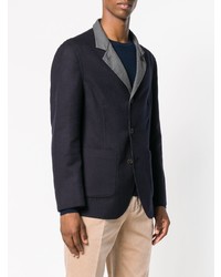 Blazer bleu marine Brunello Cucinelli