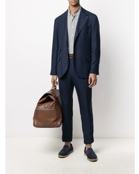 Blazer bleu marine Brunello Cucinelli