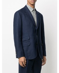 Blazer bleu marine Brunello Cucinelli