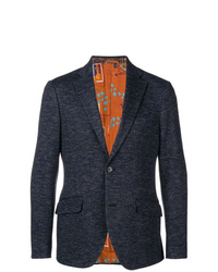 Blazer bleu marine Etro