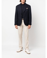 Blazer bleu marine Brunello Cucinelli