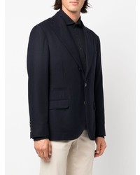 Blazer bleu marine Brunello Cucinelli