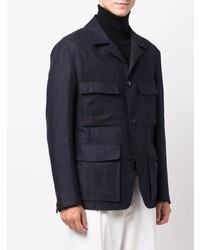 Blazer bleu marine Z Zegna