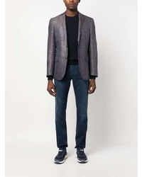 Blazer bleu marine Corneliani