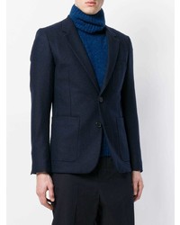 Blazer bleu marine AMI Alexandre Mattiussi