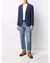 Blazer bleu marine Lardini