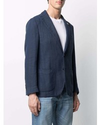 Blazer bleu marine Lardini