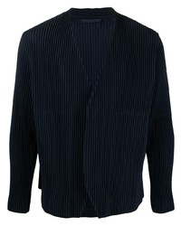 Blazer bleu marine Homme Plissé Issey Miyake