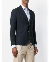 Blazer bleu marine Maurizio Miri