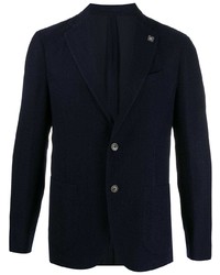 Blazer bleu marine Lardini