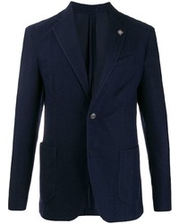 Blazer bleu marine Lardini