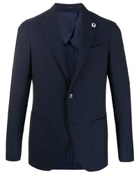 Blazer bleu marine Lardini