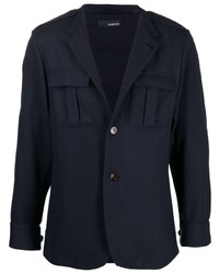 Blazer bleu marine Lardini