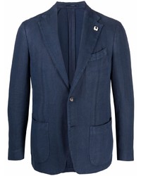 Blazer bleu marine Lardini