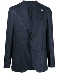 Blazer bleu marine Lardini