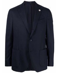 Blazer bleu marine Lardini