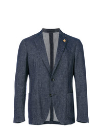 Blazer bleu marine Lardini