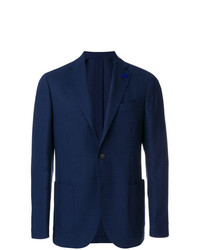 Blazer bleu marine Lardini