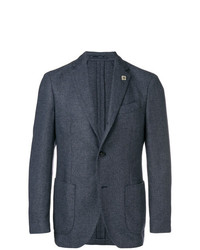 Blazer bleu marine Lardini