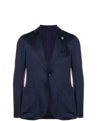 Blazer bleu marine Lardini