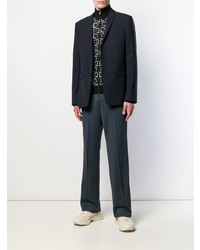 Blazer bleu marine Fendi