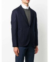 Blazer bleu marine Brunello Cucinelli