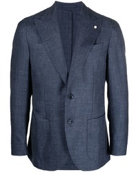 Blazer bleu marine Luigi Bianchi Mantova