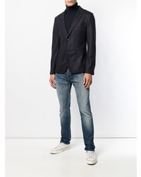 Blazer bleu marine Ami Paris