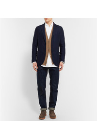 Blazer bleu marine Loro Piana