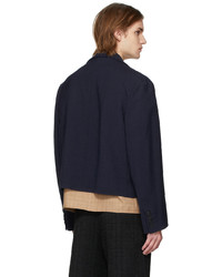 Blazer bleu marine GAUCHERE